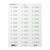Groen lampsymbool etiket (Full Sheet)