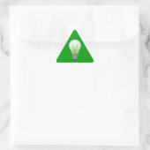Groen lampsymbool sticker (Tas)