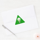 Groen lampsymbool sticker (Envelop)