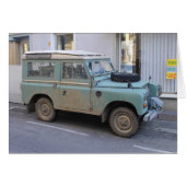 Groen land Rover (Voorkant Horizontaal)