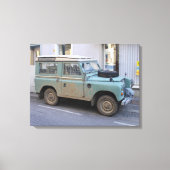 Groen land Rover Canvas Afdruk (Voorkant)