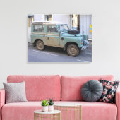 Groen land Rover Canvas Afdruk (Insitu (Woonkamer))