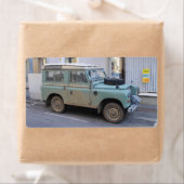 Groen land Rover Etiket (Insitu)