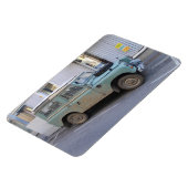 Groen land Rover Magneet (Linkerzijde)