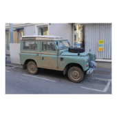 Groen land Rover Poster (Voorkant)