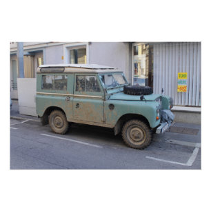 Groen land Rover Poster