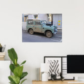 Groen land Rover Poster (Thuiskantoor)