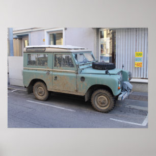 Groen land Rover Poster