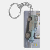 Groen land Rover Sleutelhanger (Voorkant Links)