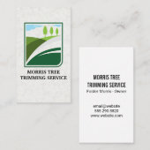 Groen Landschap Bomen Logo Visitekaartje (Voorkant / Achterkant)