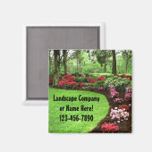 Groen landschap in de startfase magneet (Voorkant / Achterkant)