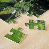 Groen landschap legpuzzel (Zijkant)