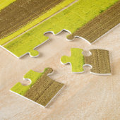 Groen landschap legpuzzel (Zijkant)