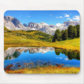 Groen landschap met het Pond- en Snowy-gebergte Muismat (Voorkant)