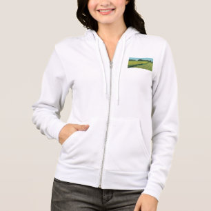 Groen Landschap Platteland Hoodie
