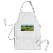 Groen Landschap Platteland Standaard Schort (Voorkant)