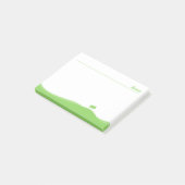 Groen landschap post-it® notes (Schuin)