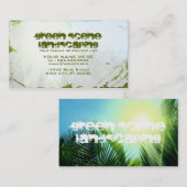 groen landschap visitekaartje (Voorkant / Achterkant)