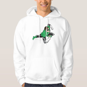 Groen lantaarnblad rechts hoodie