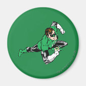 Groen lantaarnblad rechts magneet (Voorkant)