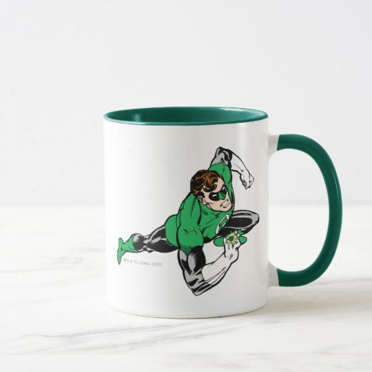 Groen lantaarnblad rechts mok (Rechts)