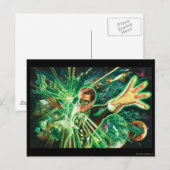 Groen lantaarns schilderen briefkaart (Voorkant / Achterkant)