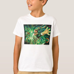Groen lantaarns schilderen t-shirt