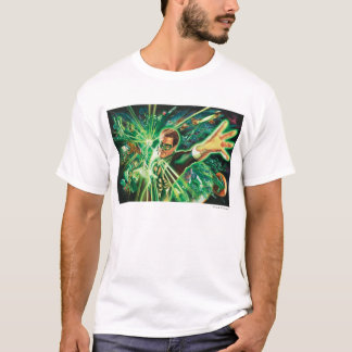 Groen lantaarns schilderen t-shirt