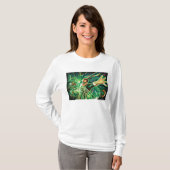 Groen lantaarns schilderen t-shirt (Voorkant volledig)