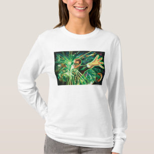 Groen lantaarns schilderen t-shirt