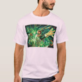 Groen lantaarns schilderen t-shirt (Voorkant)