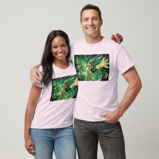 Groen lantaarns schilderen t-shirt
