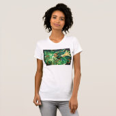 Groen lantaarns schilderen t-shirt (Voorkant volledig)