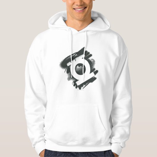 Groen lantaarnspuitsymbool hoodie (Voorkant)