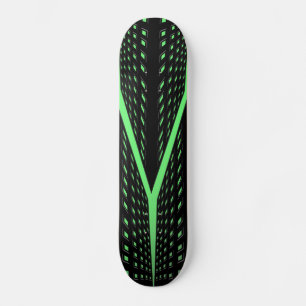 Groen laserpatroon skateboard