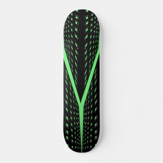 Groen laserpatroon skateboard (Voorkant)