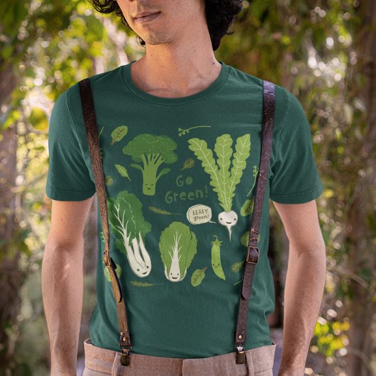Groen! Leafy Green Vegetables | Cute Veggies T-shirt
