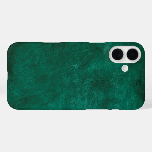 Groen leder Case-Mate iPhone case (Achterkant (horizontaal))