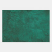 Groen leder inpakpapier vel (Voorkant 2)