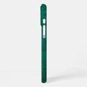 Groen leder iPhone hoesje (Linkerkant)