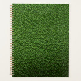 Groen leder planner