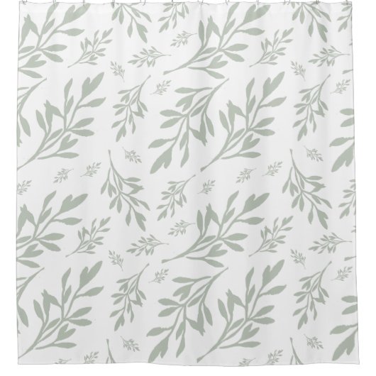 Groen leder - Shower Curtain Douchegordijn (Voorkant)