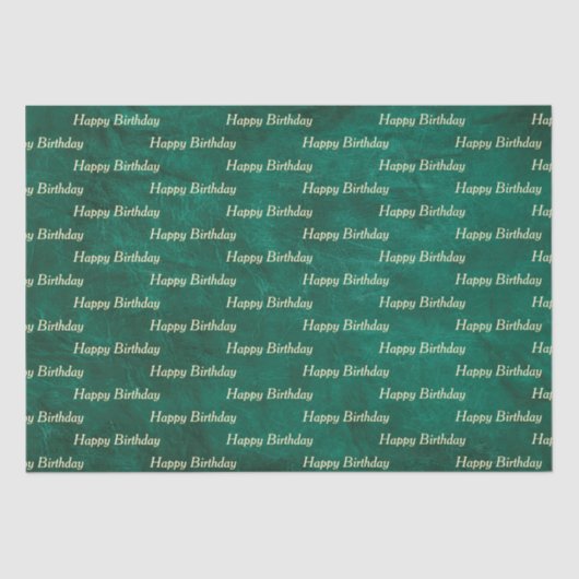 Groen leder tissuepapier (Voorkant)