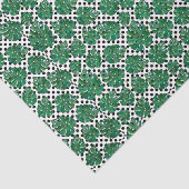 Groen lederen patroon 10 tissuepapier (Detail)