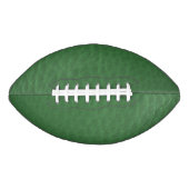 Groen lederontwerp american football (Voorkant)