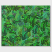 Groen lederpapier cadeaupapier (Vlak)