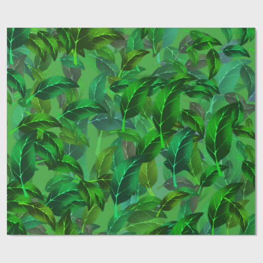 Groen lederpapier cadeaupapier (Vlak)