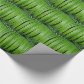 Groen lederpapier cadeaupapier (Hoek)