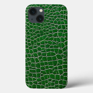 Groen leer effect patroon Case-Mate iPhone case