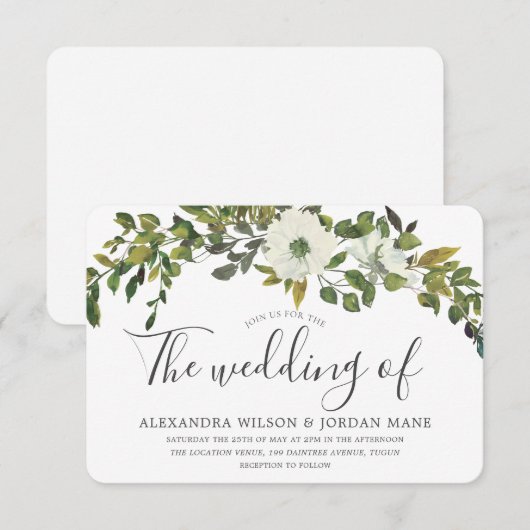 Groen lef - bijtende landschap kaart (Voorkant / Achterkant)